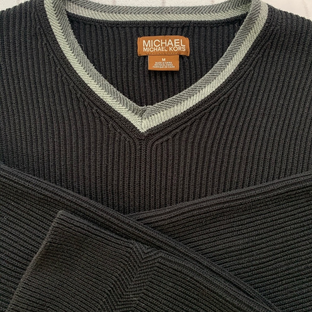MICHAEL Michael Kors black and grey sweater